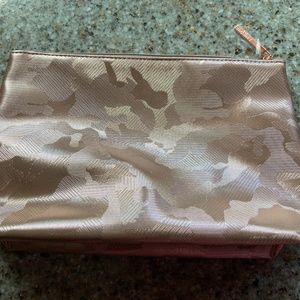 New Lancôme makeup bag golden rose animal pattern